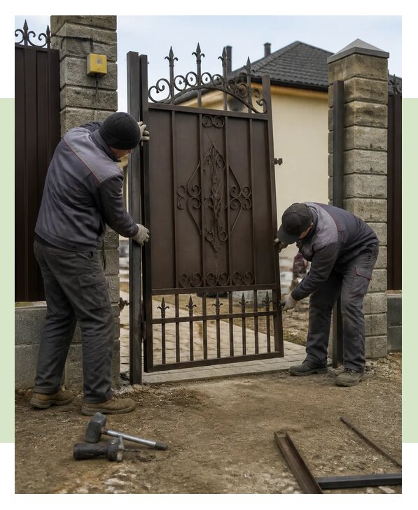 Демонтаж калитки на участке в Североморске быстро и аккуратно