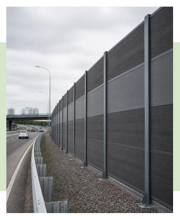 Шумозащитный экран вдоль дороги в Североморске по цене от 10162 р. | ЗаборЭксеперт-Свм